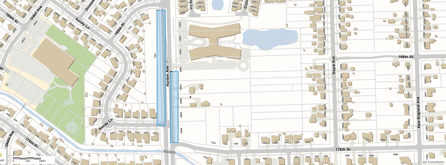 Map of the 2026 Water Main Replacement Program